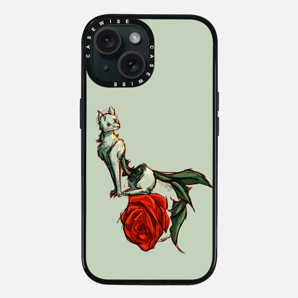Neugierige Rose - Hülle
