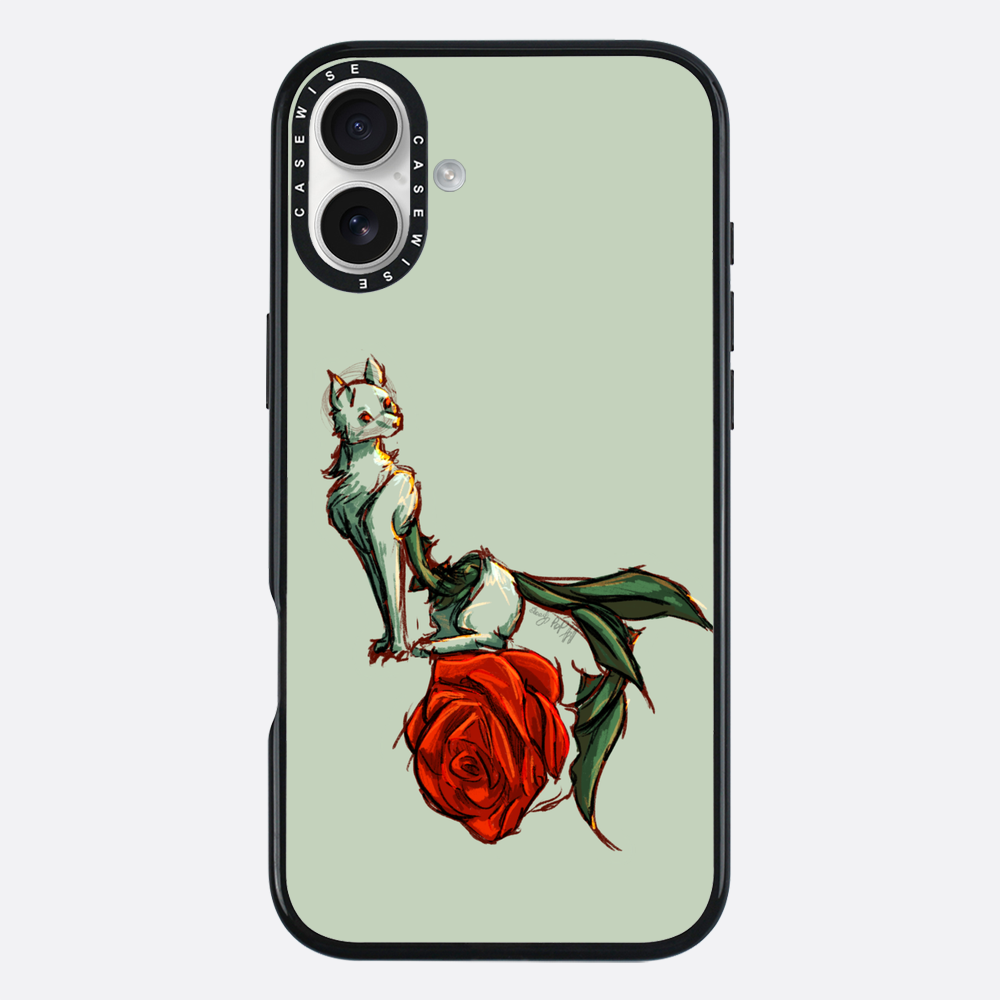 Neugierige Rose - Hülle