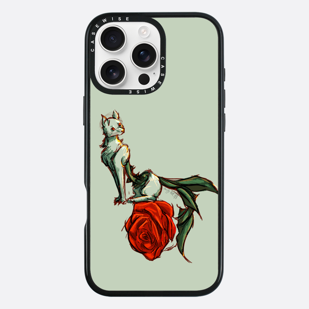 Neugierige Rose - Hülle