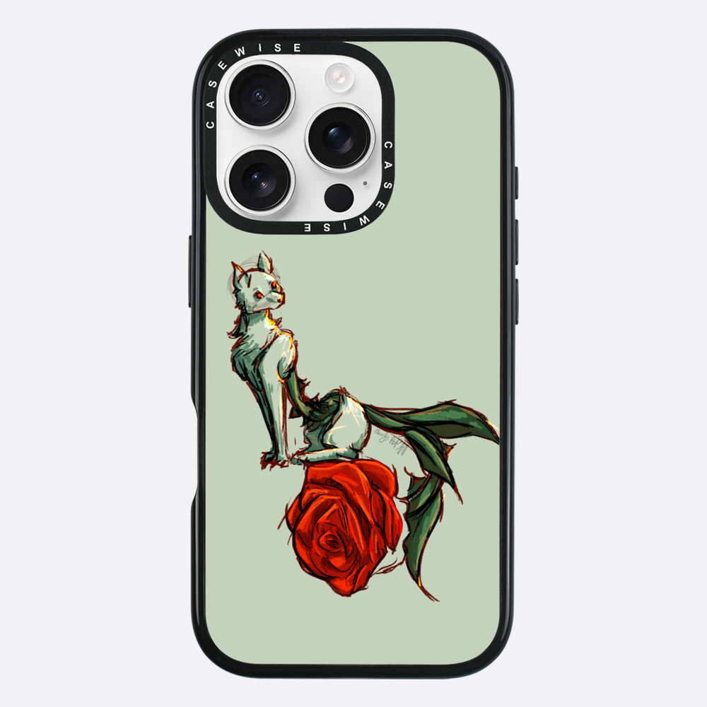Neugierige Rose - Hülle