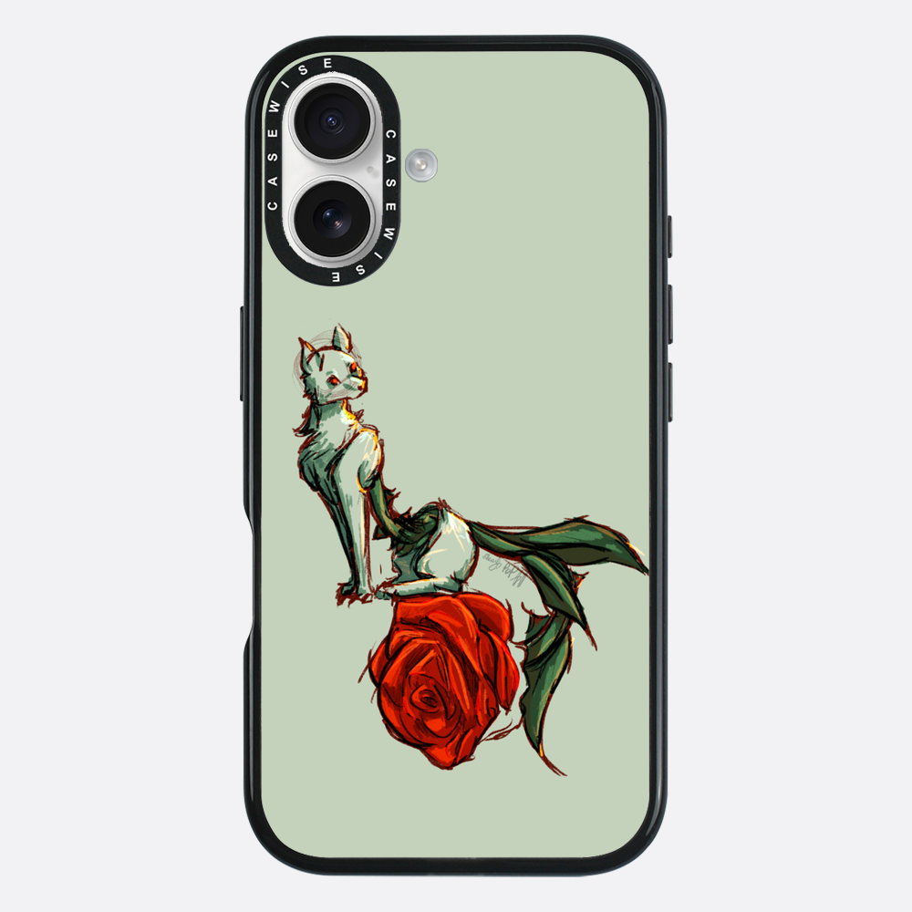 Neugierige Rose - Hülle