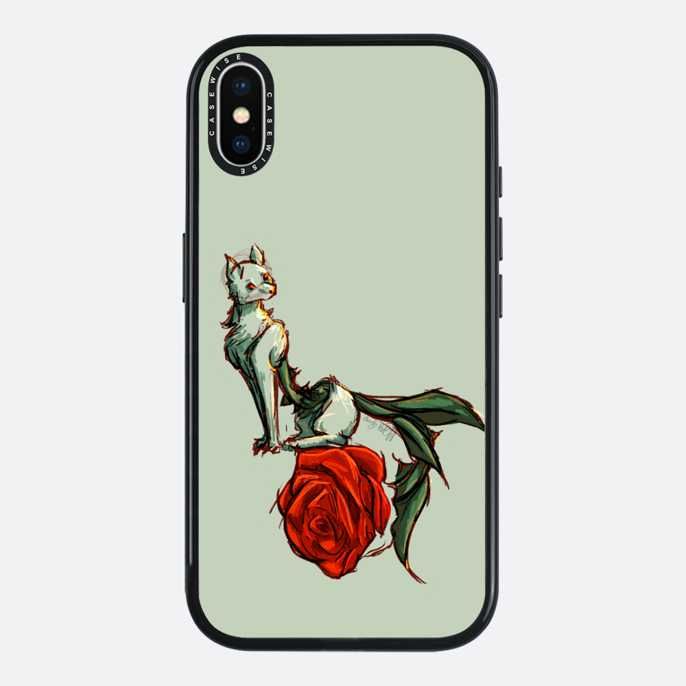 Neugierige Rose - Hülle