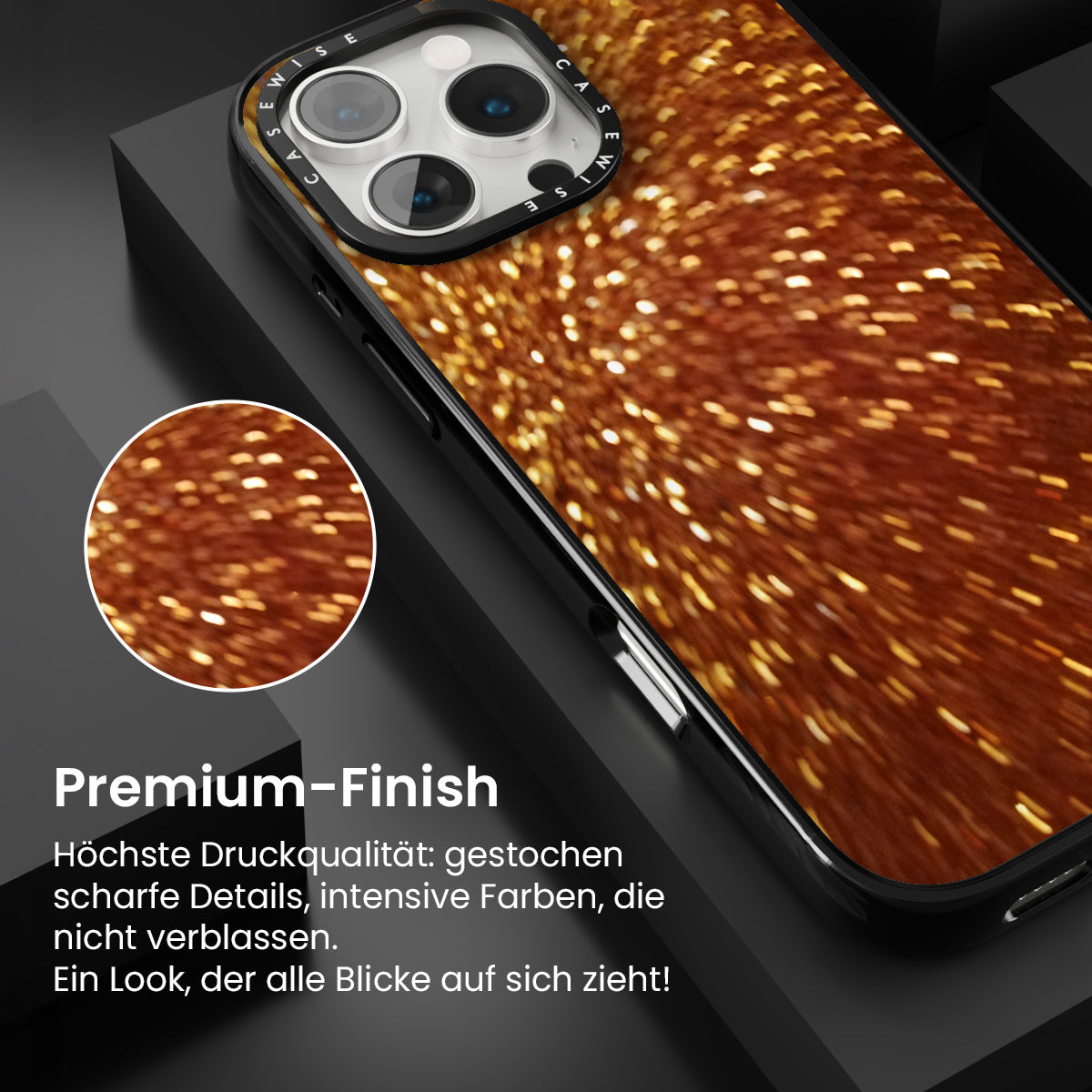 Goldener Brokat - Hülle