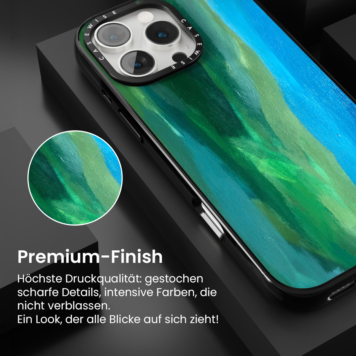 Grün mit blau - Hülle