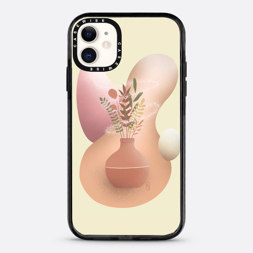 Vase mit Blumen - Hülle