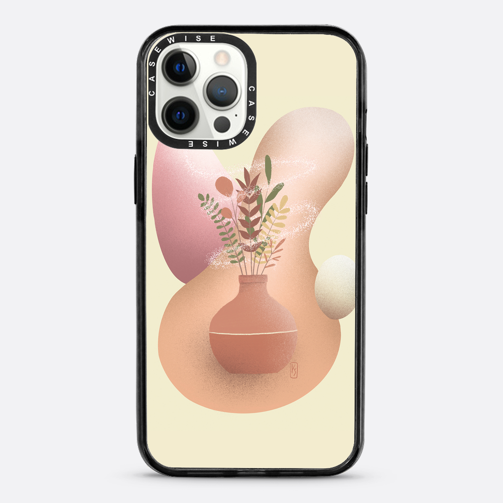 Vase mit Blumen - Hülle