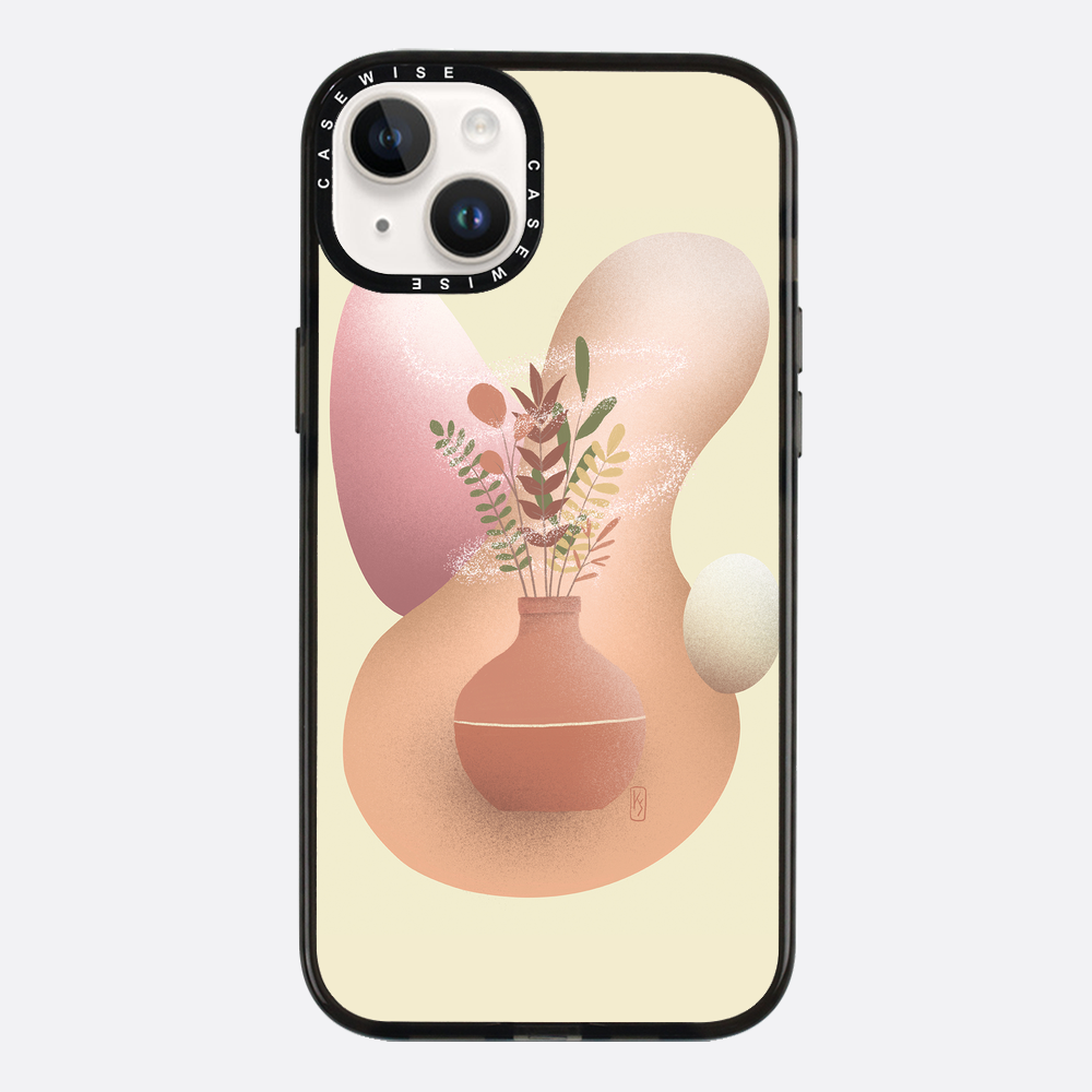 Vase mit Blumen - Hülle