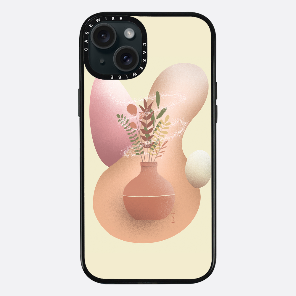 Vase mit Blumen - Hülle