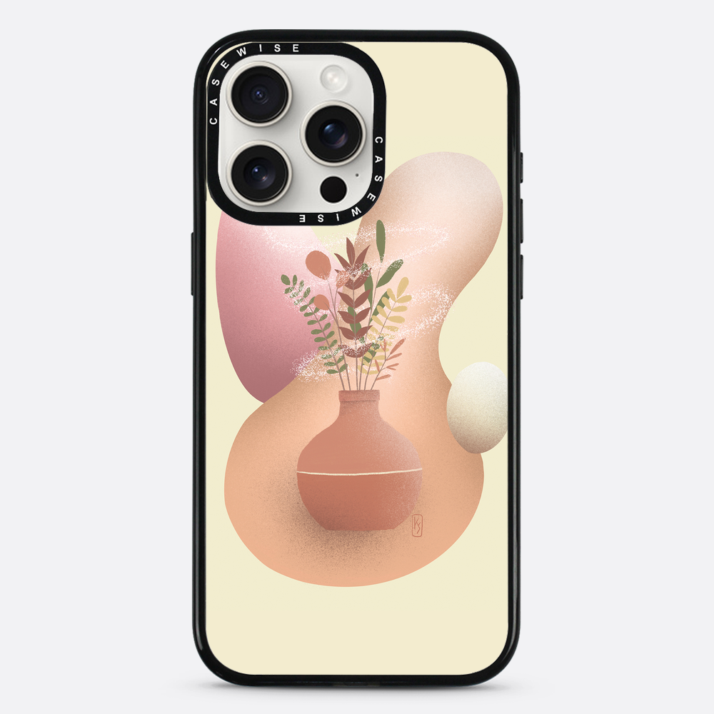 Vase mit Blumen - Hülle