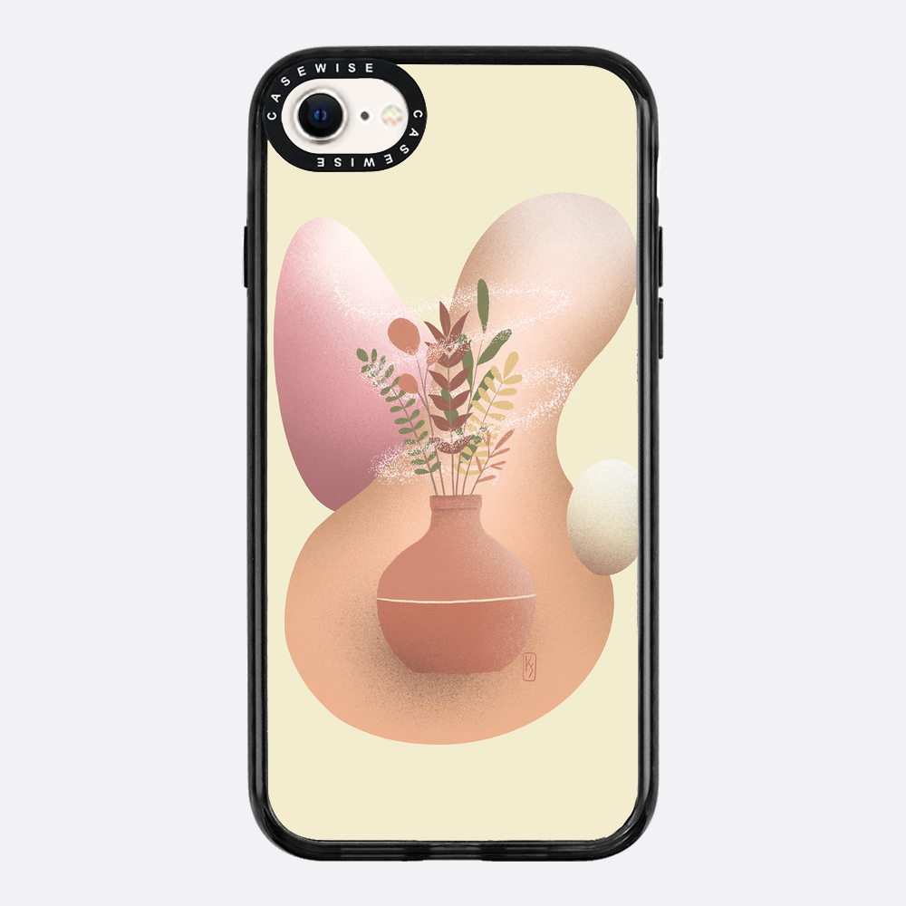 Vase mit Blumen - Hülle