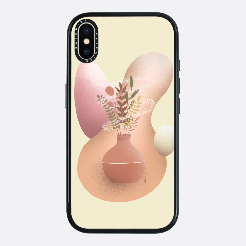 Vase mit Blumen - Hülle