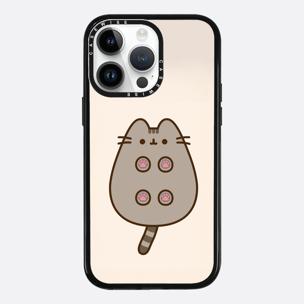 Eine charmante Katze mit Pads der Pfoten - Hülle