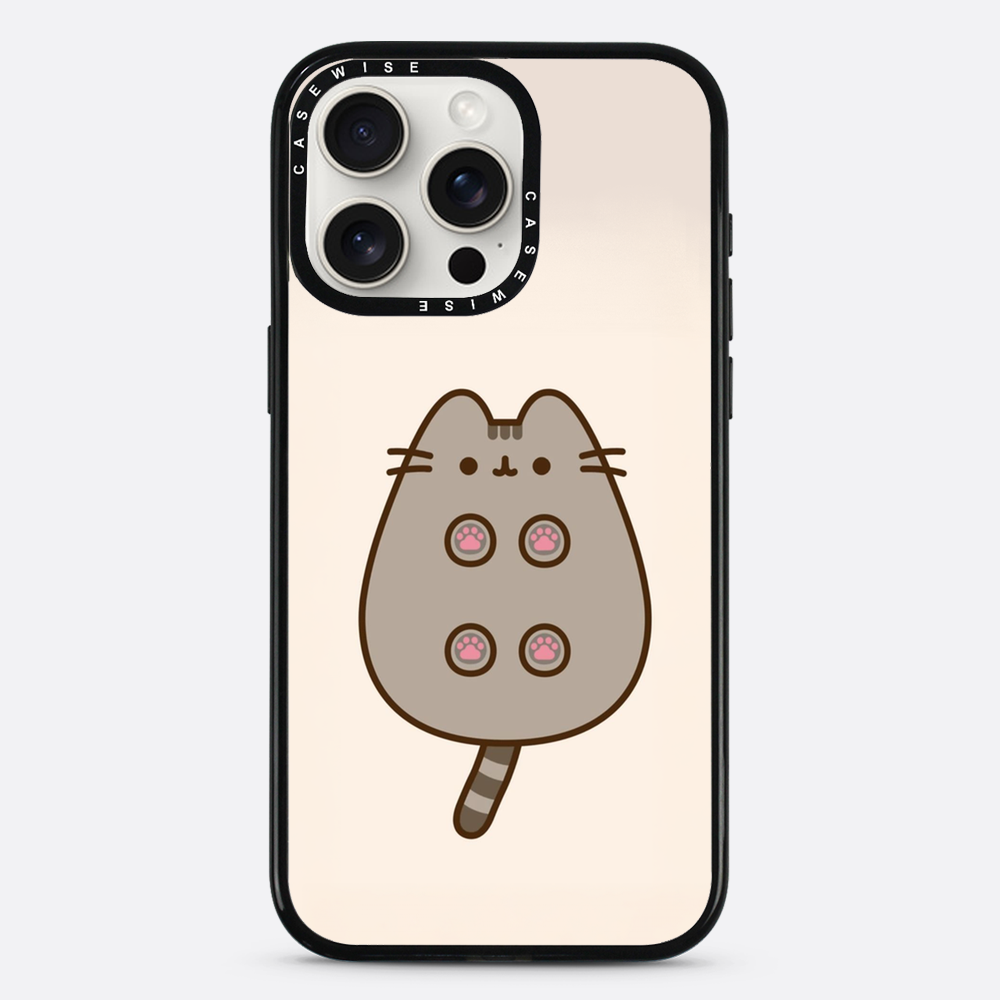 Eine charmante Katze mit Pads der Pfoten - Hülle