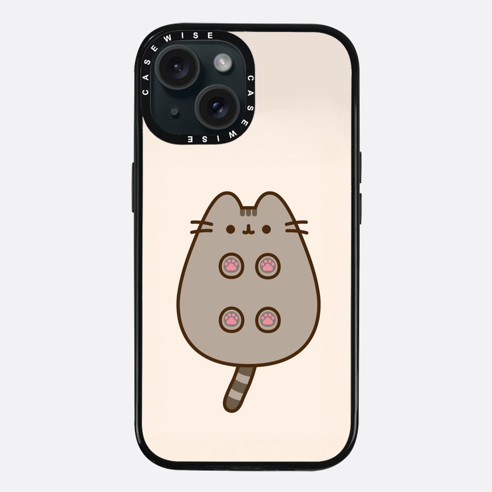 Eine charmante Katze mit Pads der Pfoten - Hülle