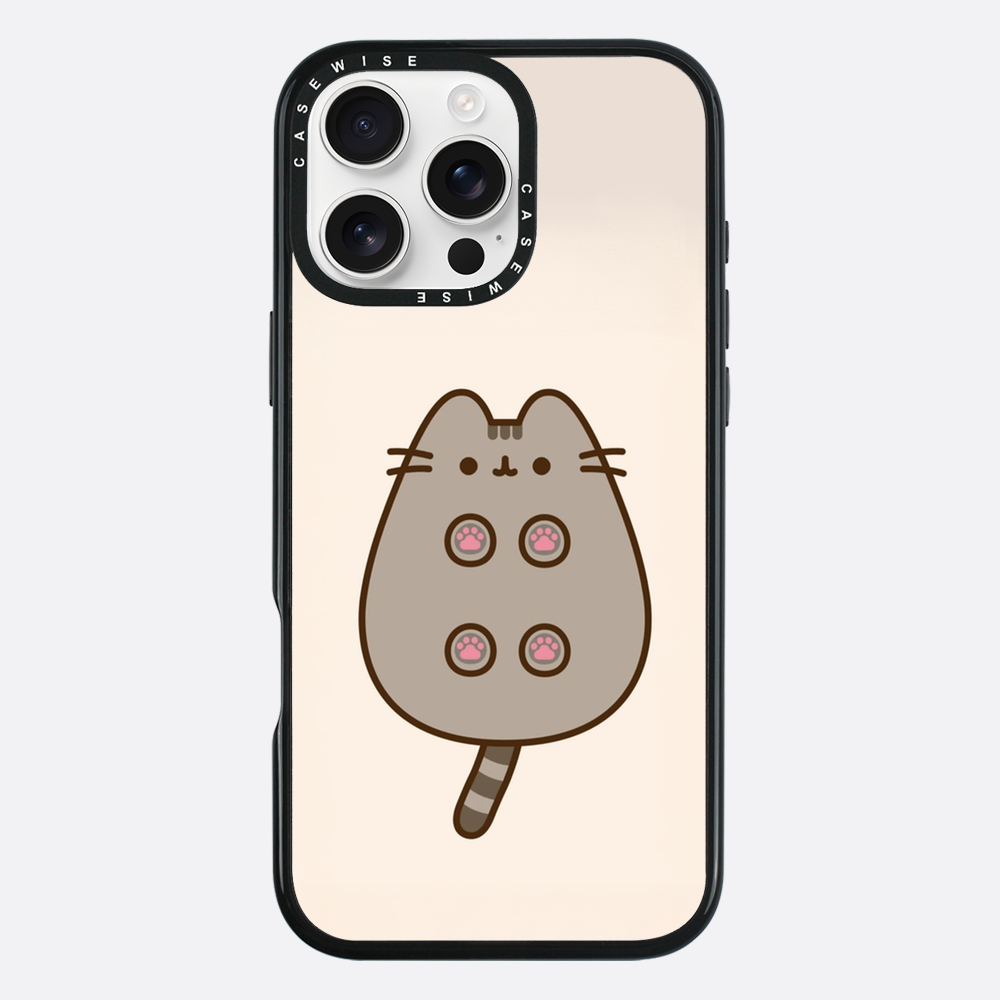 Eine charmante Katze mit Pads der Pfoten - Hülle