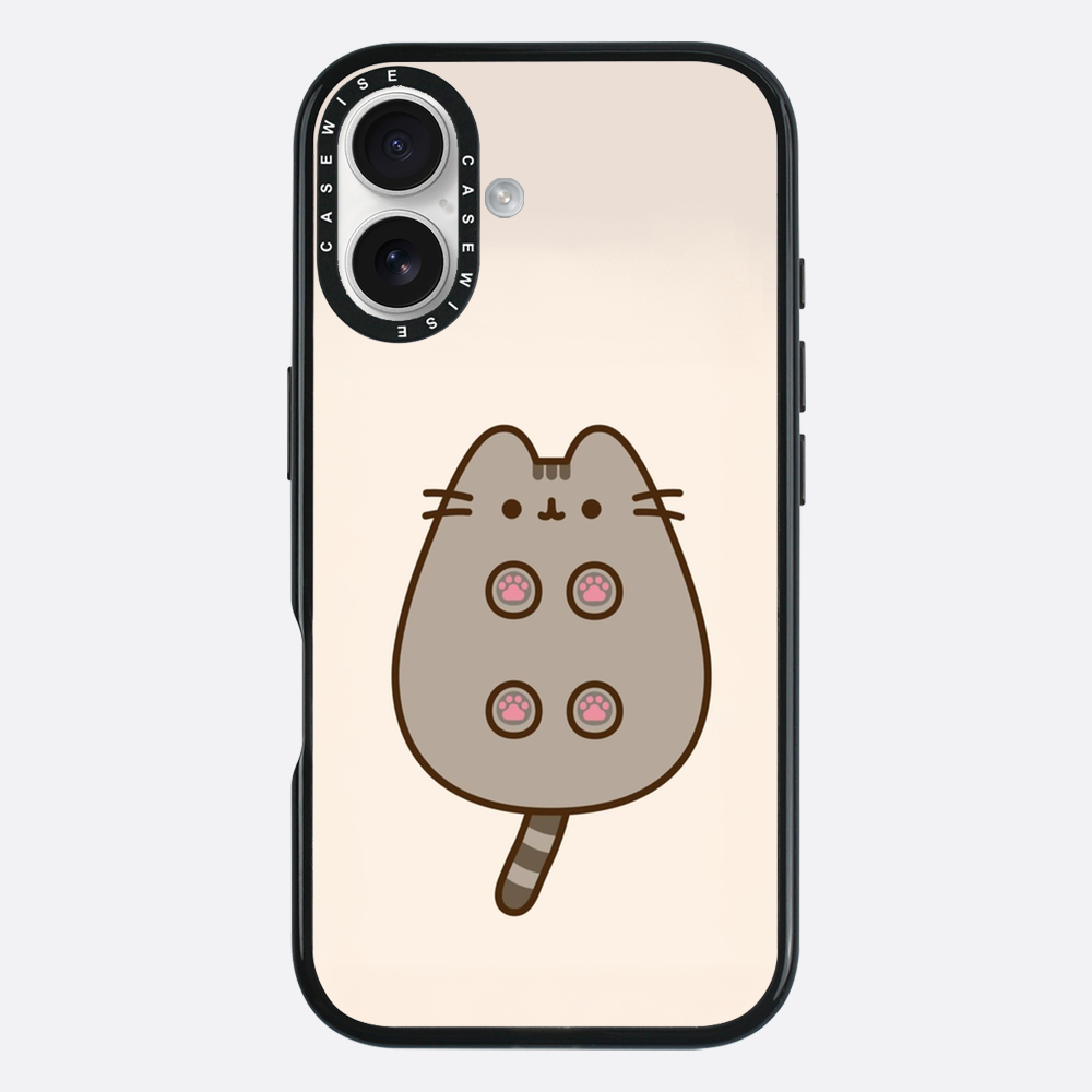 Eine charmante Katze mit Pads der Pfoten - Hülle