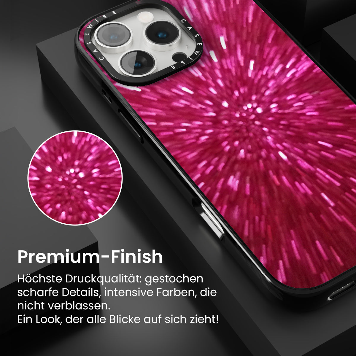 Rosa Brokat - Hülle