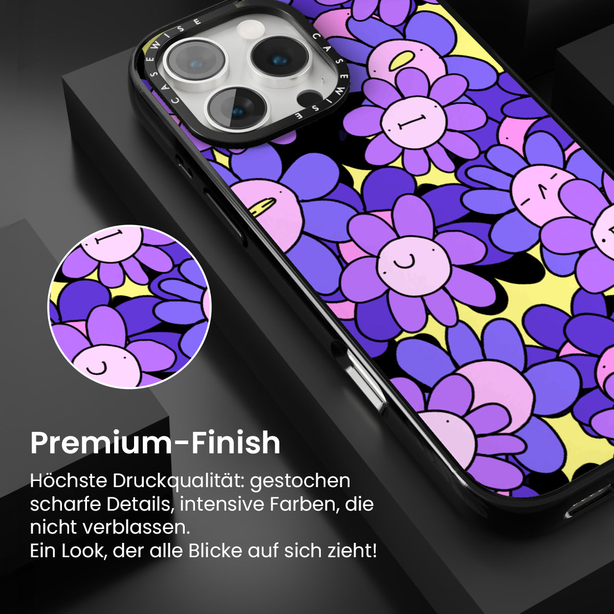 Glückliche Blumen - Hülle