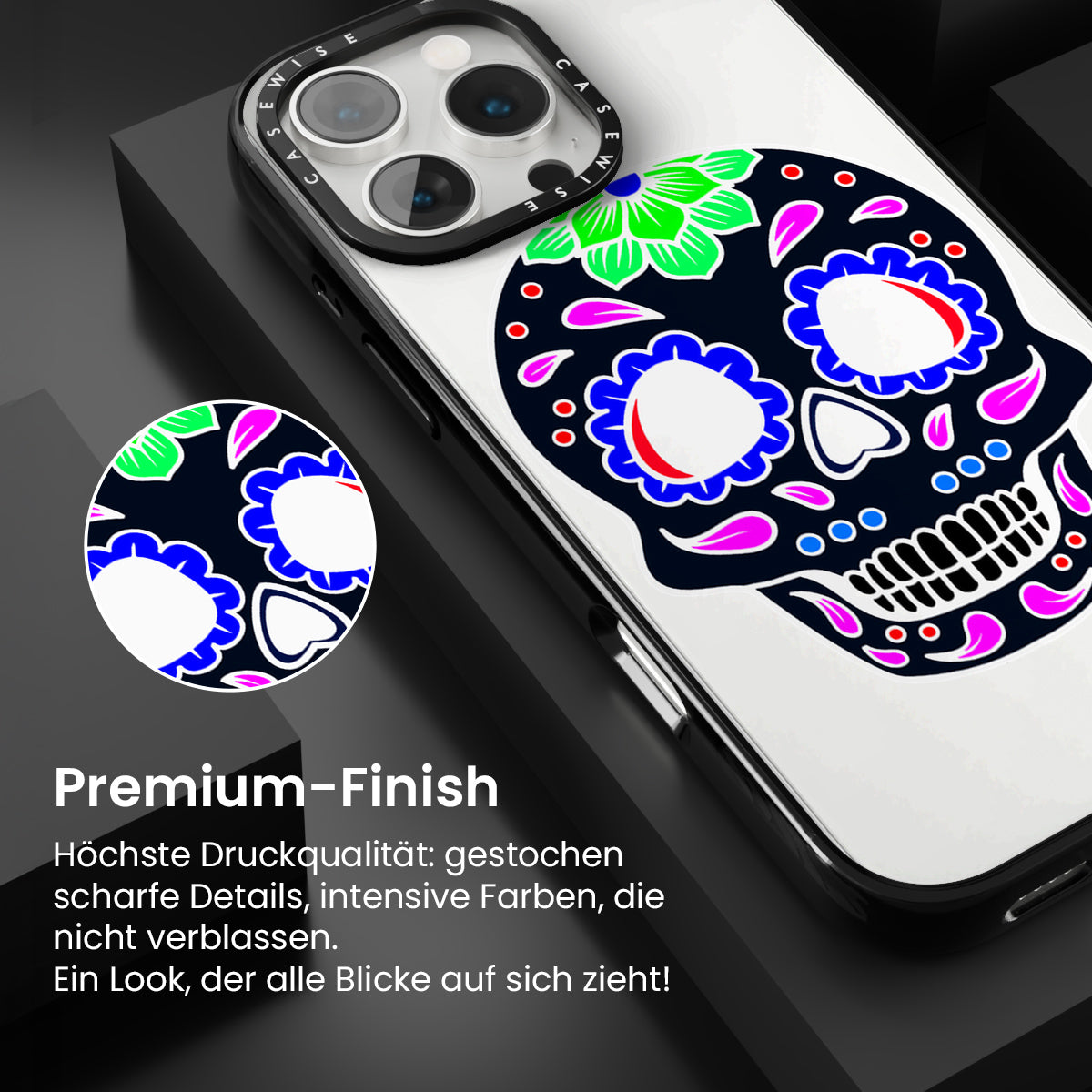 Lustiger Halloween -Schädel - Hülle