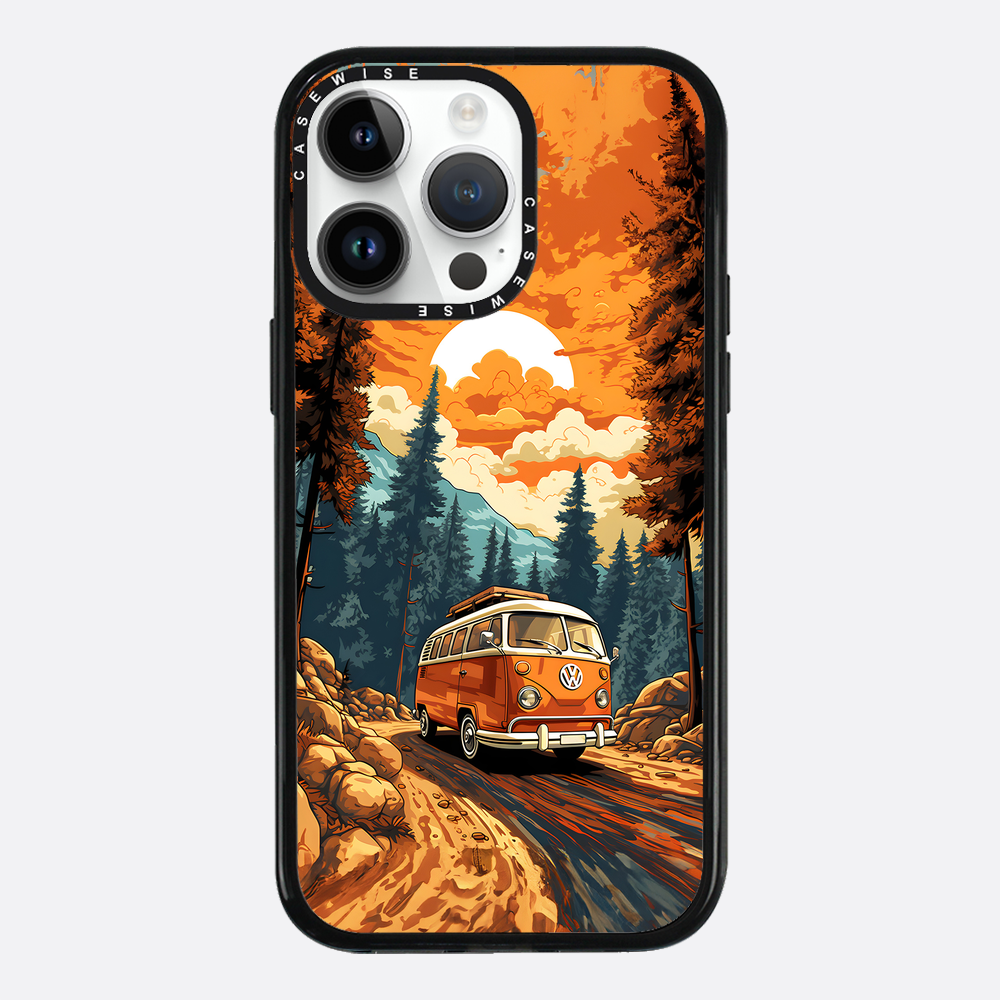 Retro VW Bus Mountain Ride - Hülle