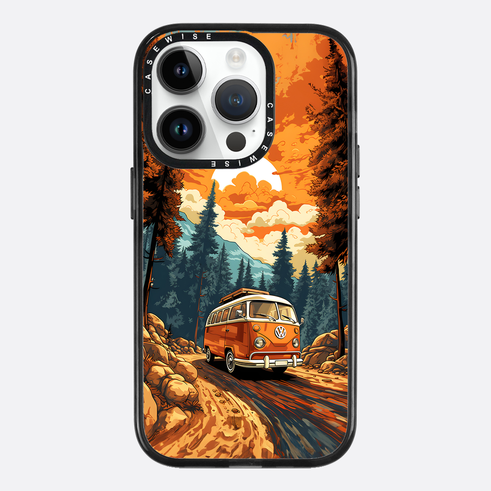Retro VW Bus Mountain Ride - Hülle
