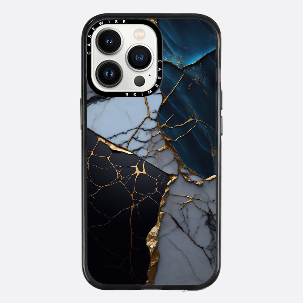 Abstrakter Marmor Kintsugi - Hülle