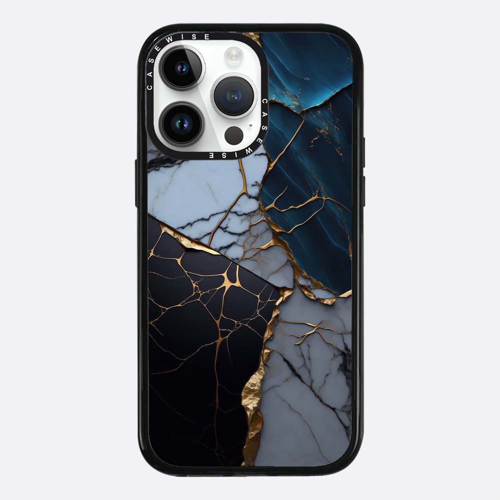 Abstrakter Marmor Kintsugi - Hülle