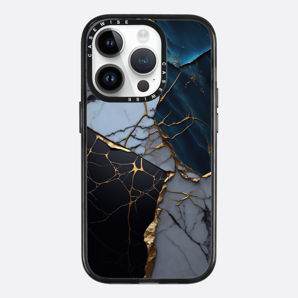 Abstrakter Marmor Kintsugi - Hülle