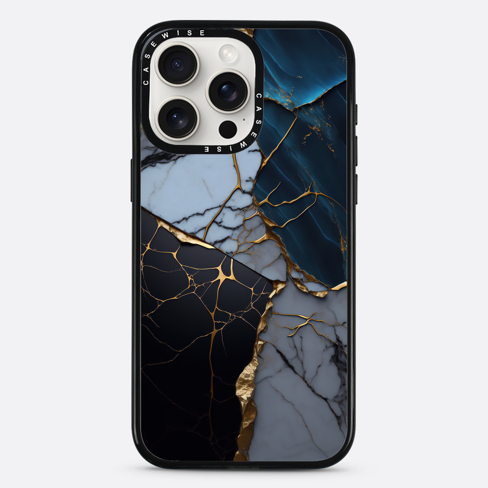 Abstrakter Marmor Kintsugi - Hülle