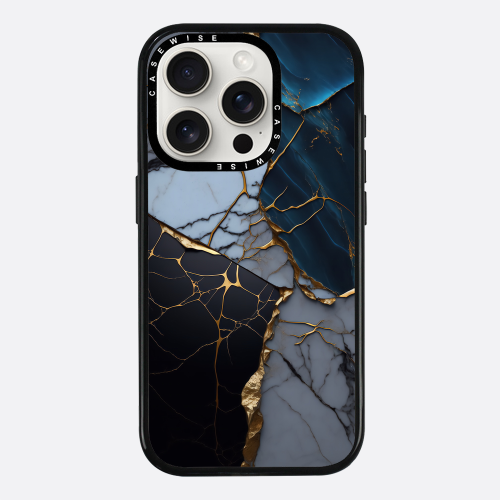 Abstrakter Marmor Kintsugi - Hülle
