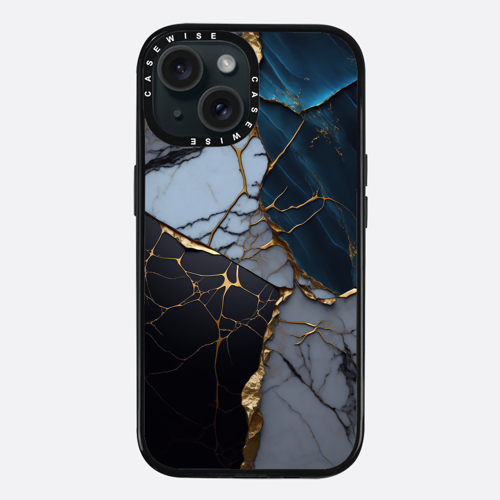 Abstrakter Marmor Kintsugi - Hülle