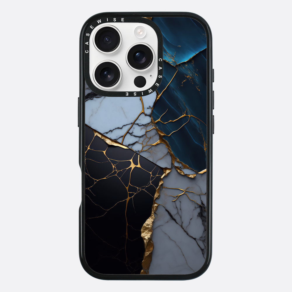 Abstrakter Marmor Kintsugi - Hülle