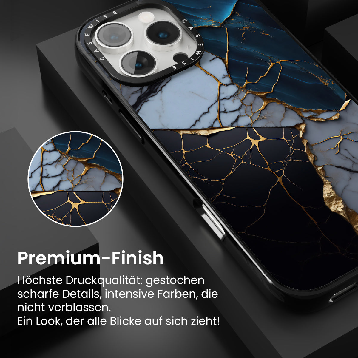 Abstrakter Marmor Kintsugi - Hülle