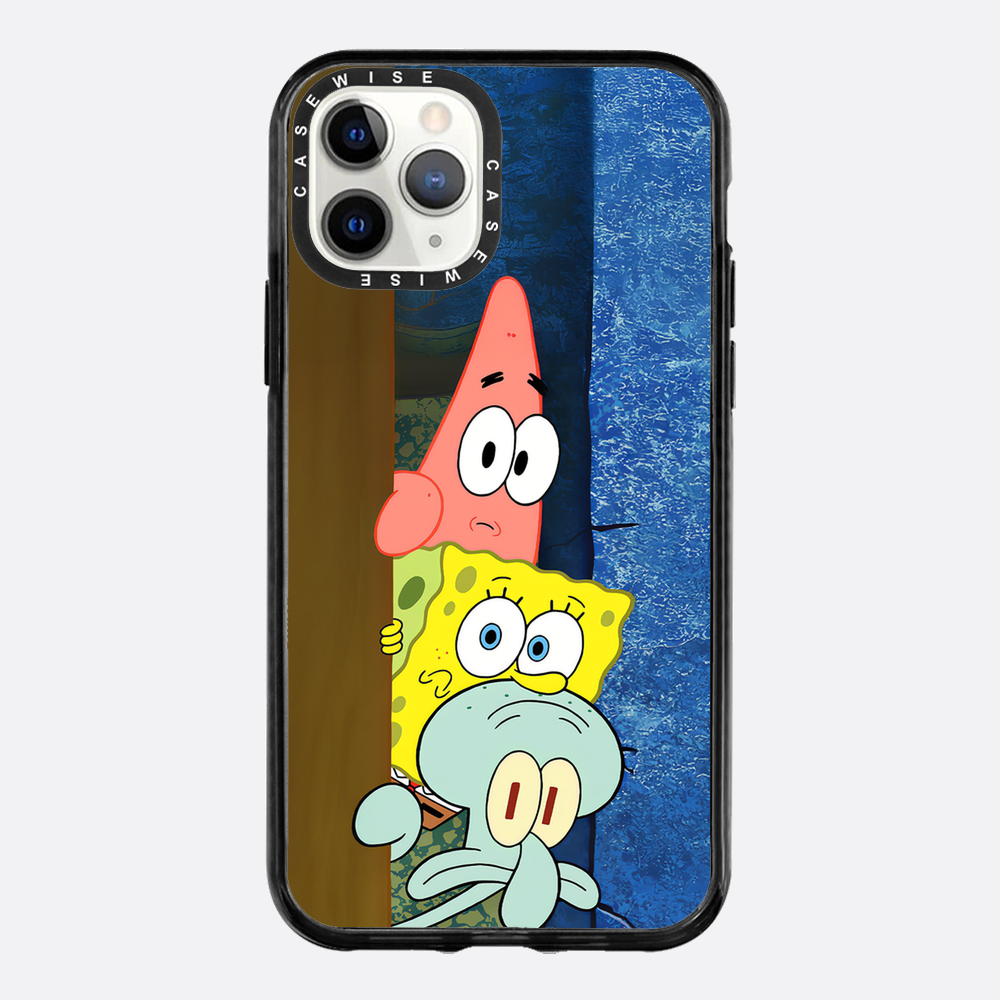 Überrascht um die Ecke SpongeBob - Hülle
