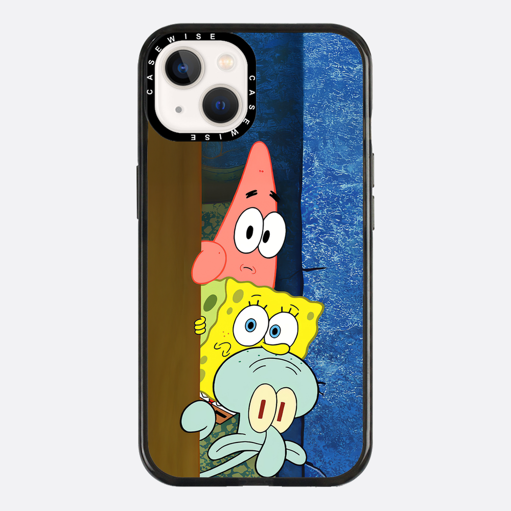 Überrascht um die Ecke SpongeBob - Hülle