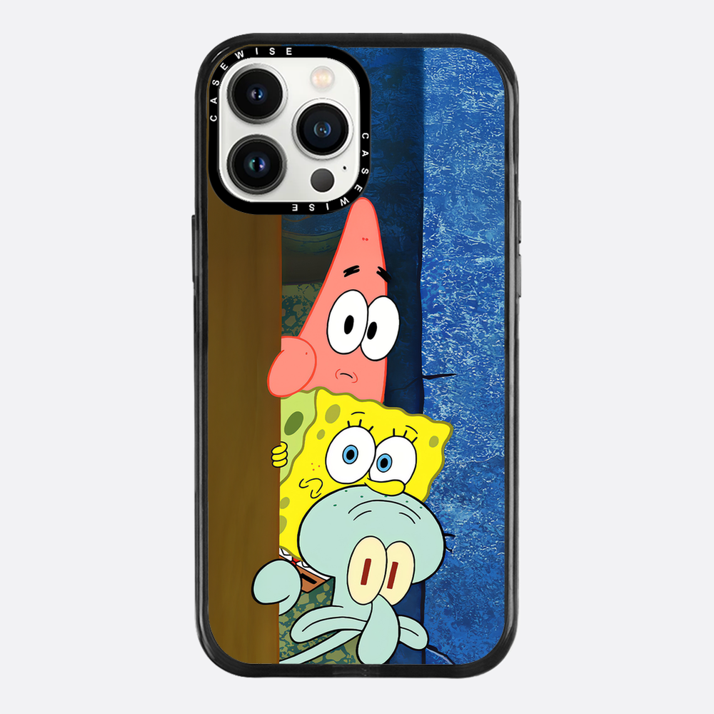 Überrascht um die Ecke SpongeBob - Hülle