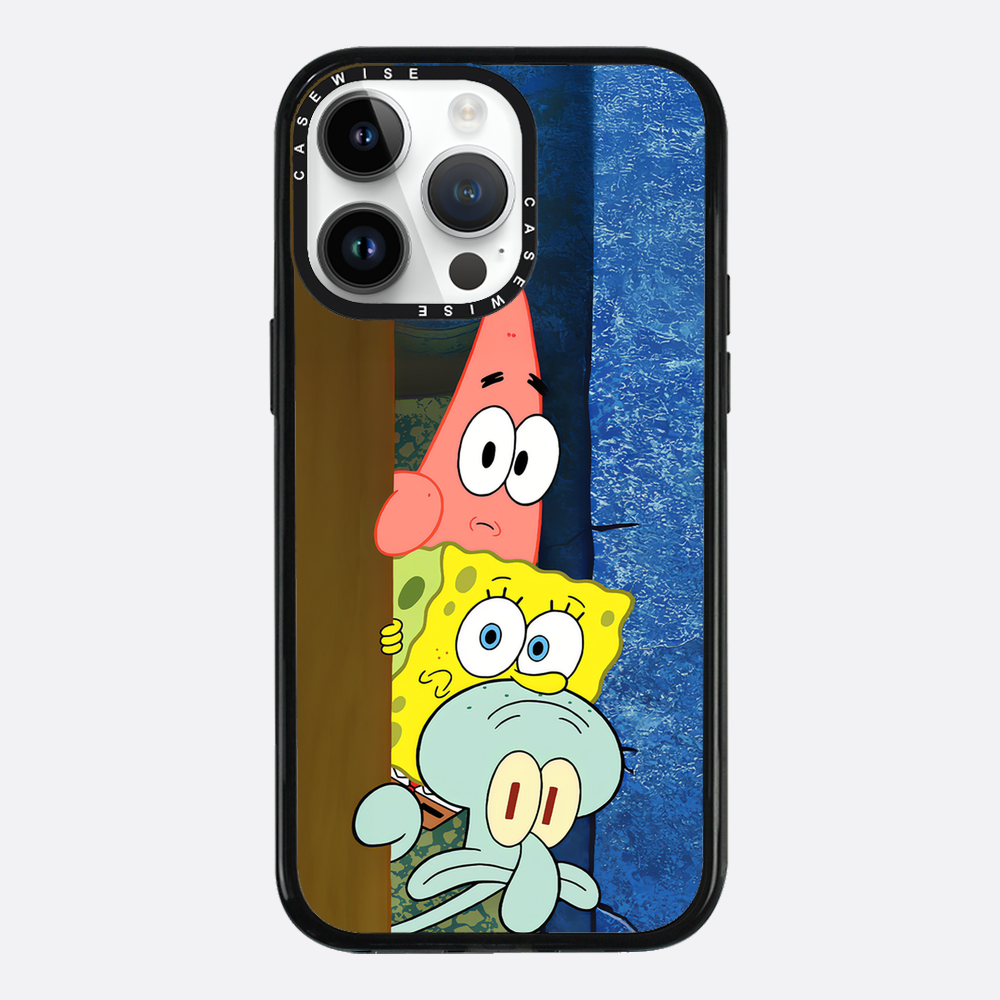 Überrascht um die Ecke SpongeBob - Hülle
