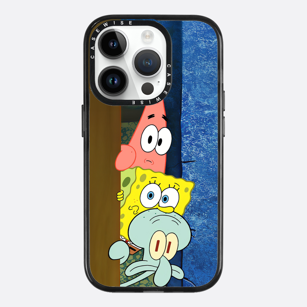 Überrascht um die Ecke SpongeBob - Hülle