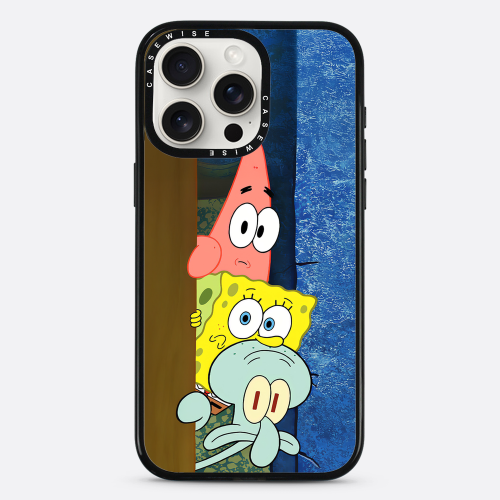 Überrascht um die Ecke SpongeBob - Hülle