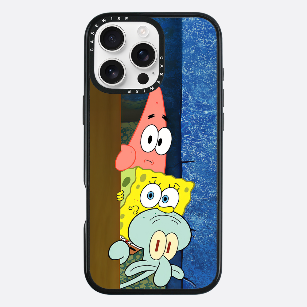Überrascht um die Ecke SpongeBob - Hülle