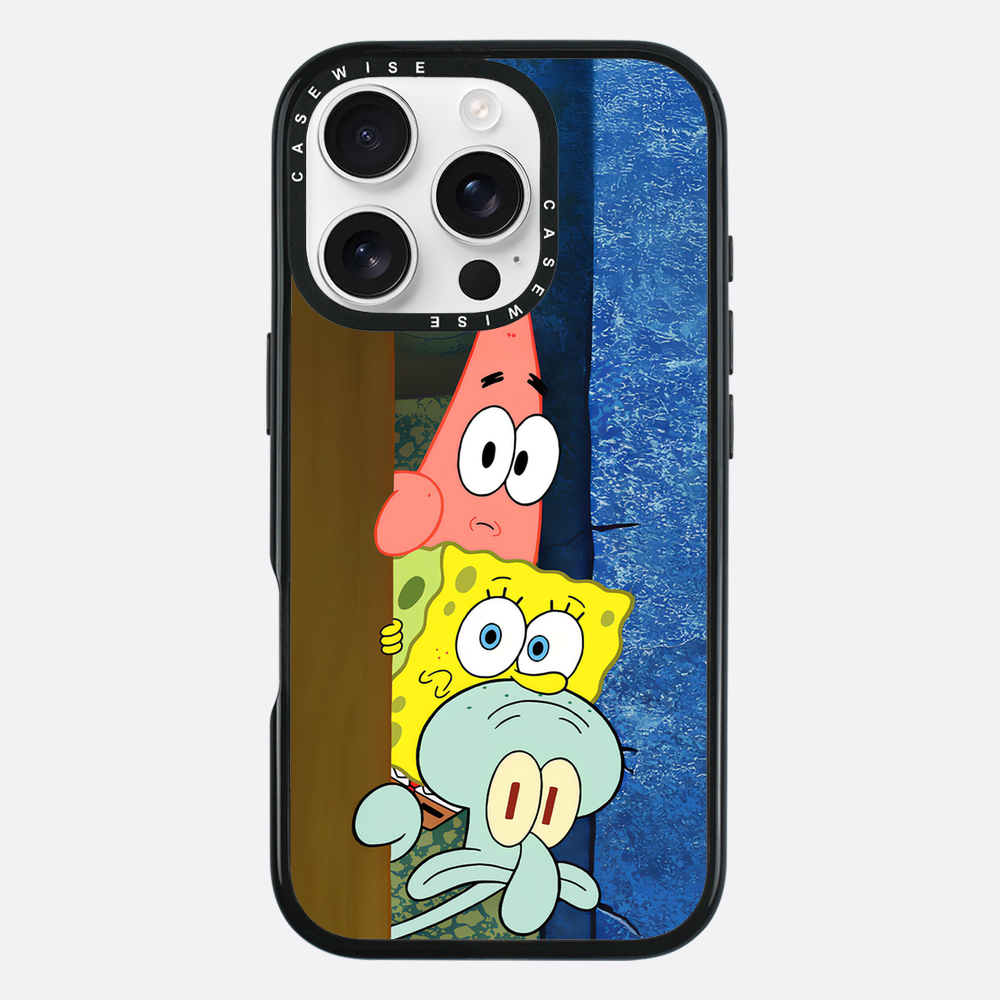 Überrascht um die Ecke SpongeBob - Hülle