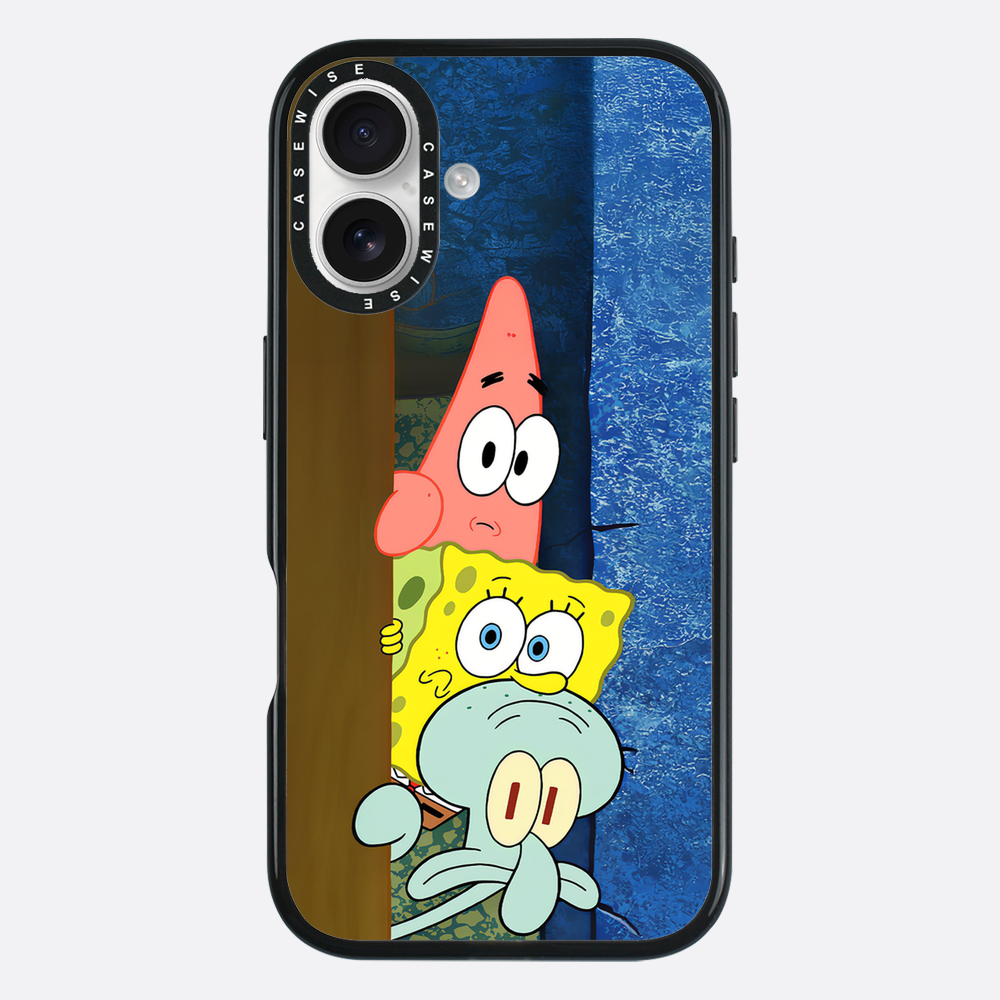 Überrascht um die Ecke SpongeBob - Hülle