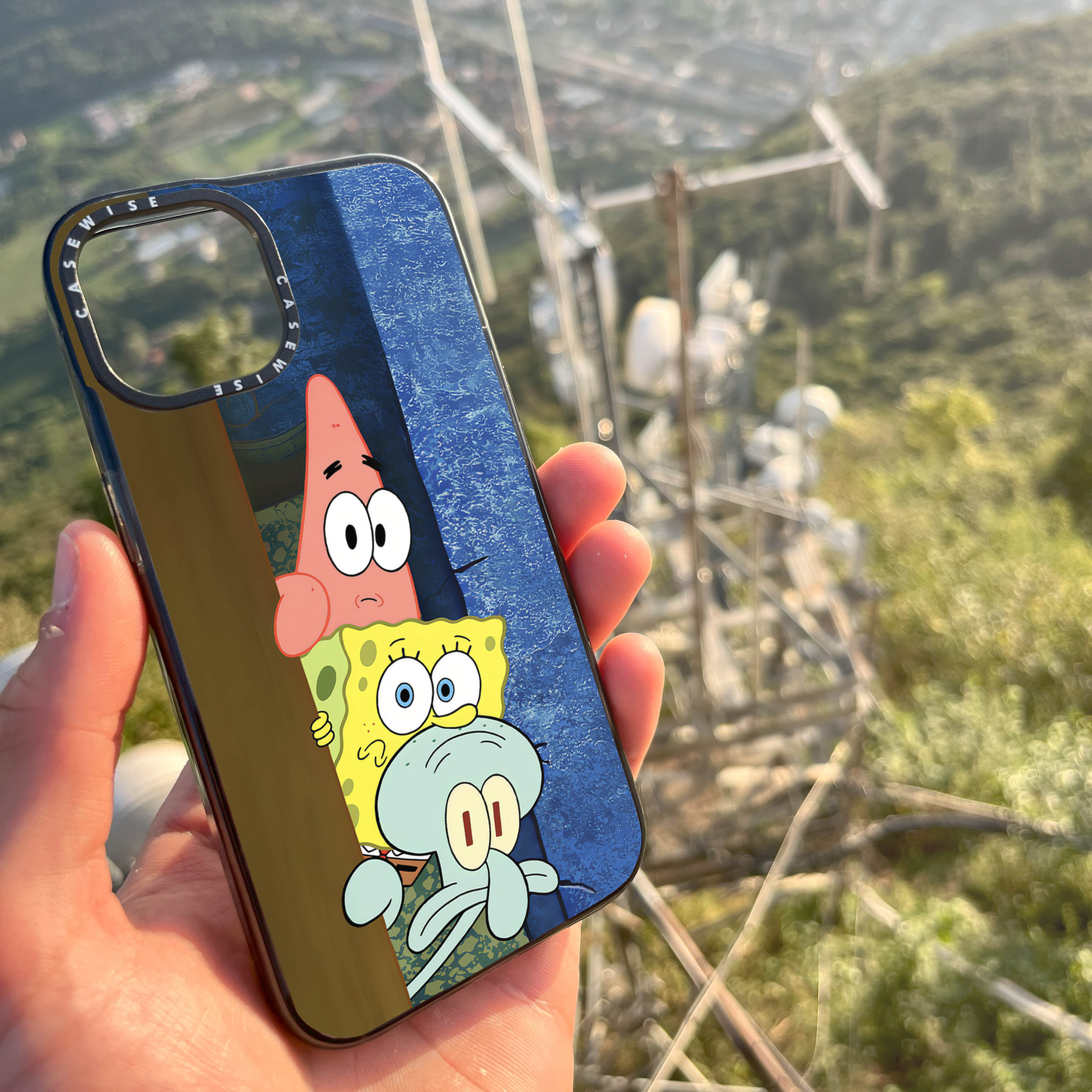Überrascht um die Ecke SpongeBob - Hülle
