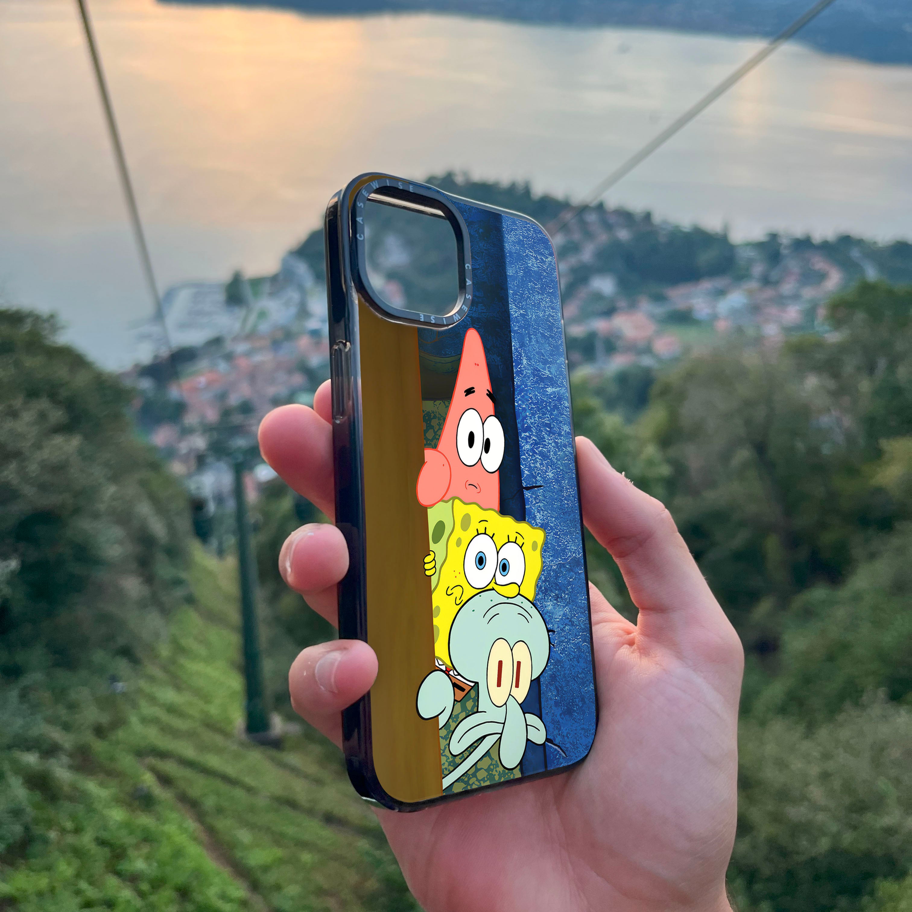 Überrascht um die Ecke SpongeBob - Hülle