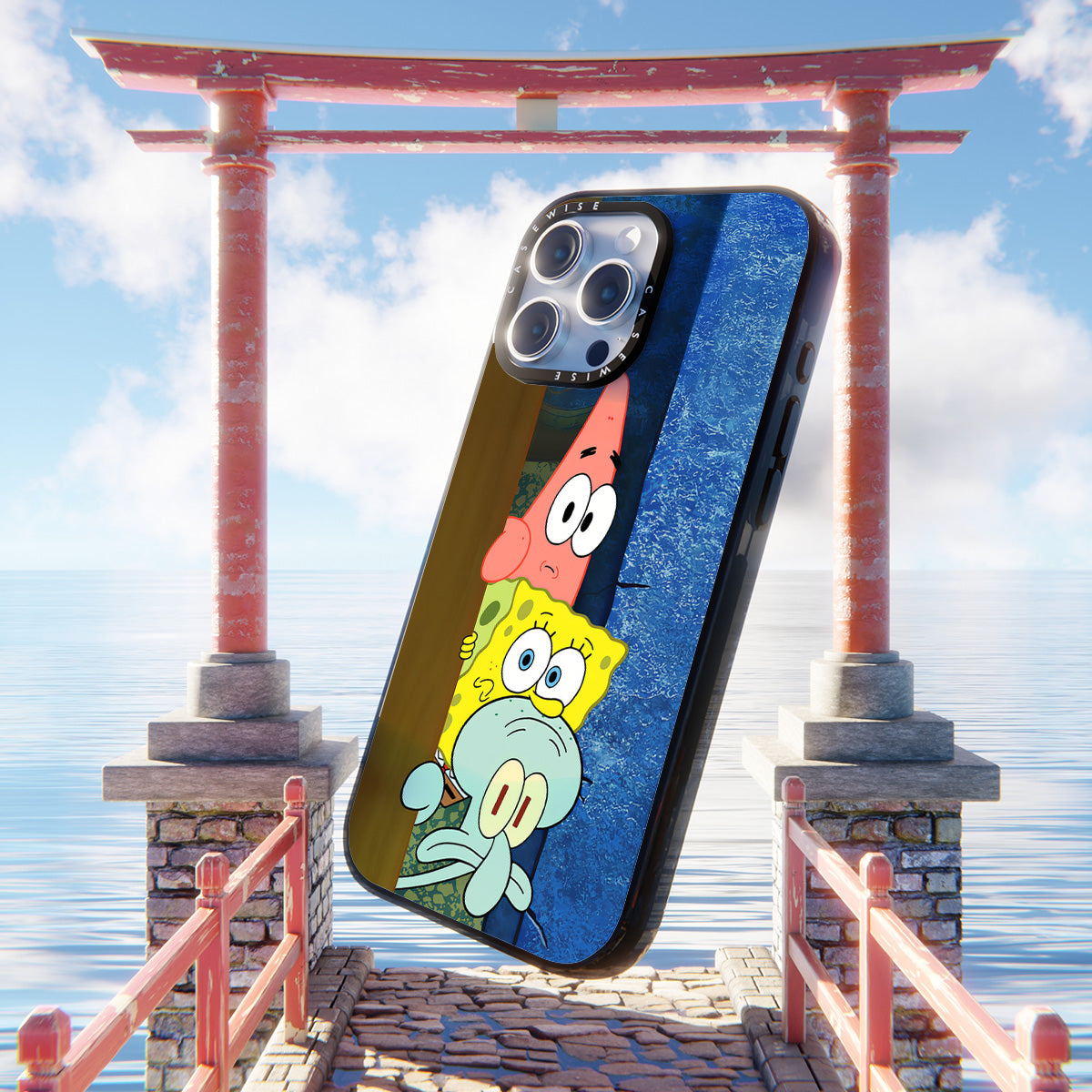 Überrascht um die Ecke SpongeBob - Hülle