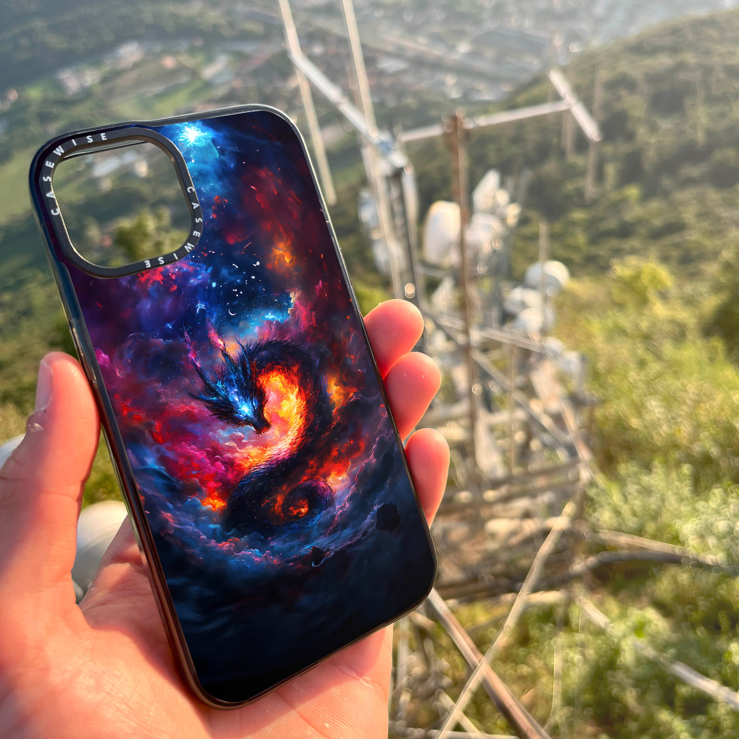 Eine Explosion eines kosmischen Drachen - Hülle