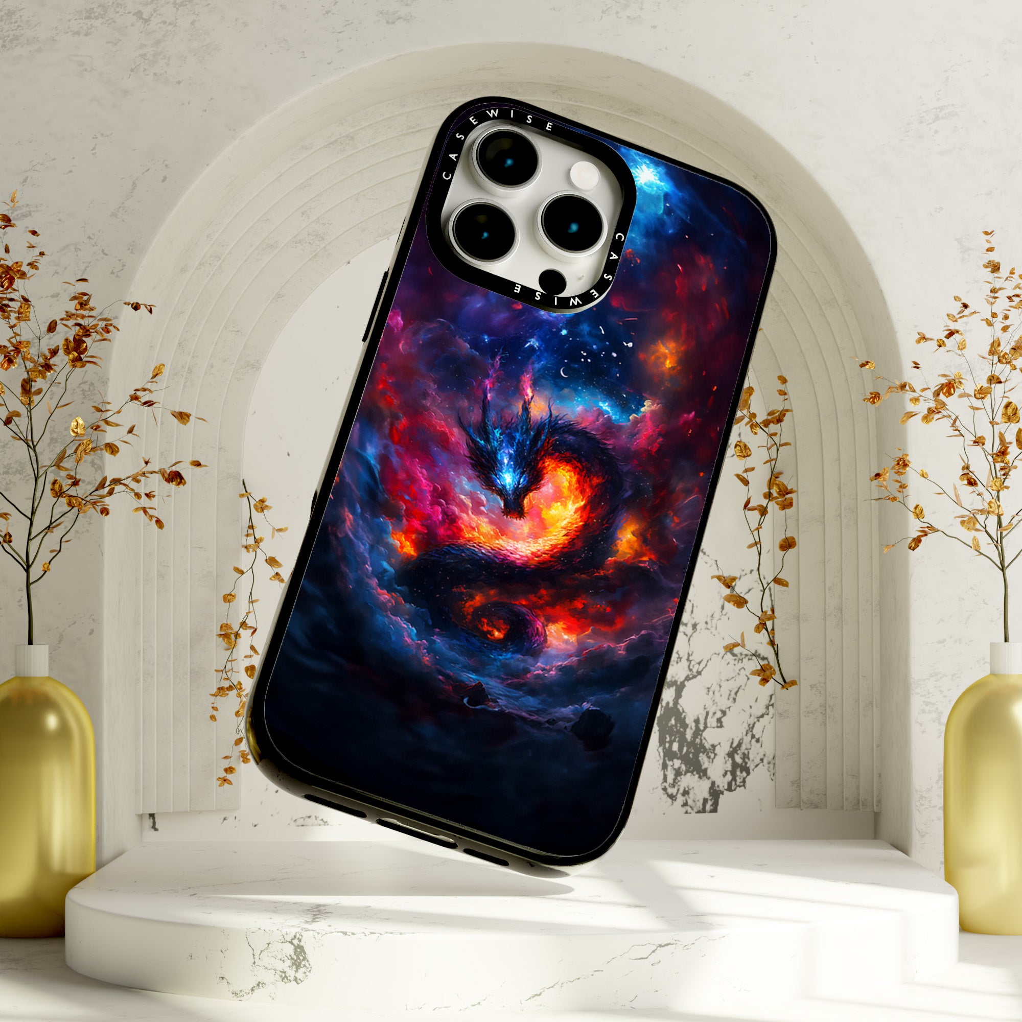 Eine Explosion eines kosmischen Drachen - Hülle