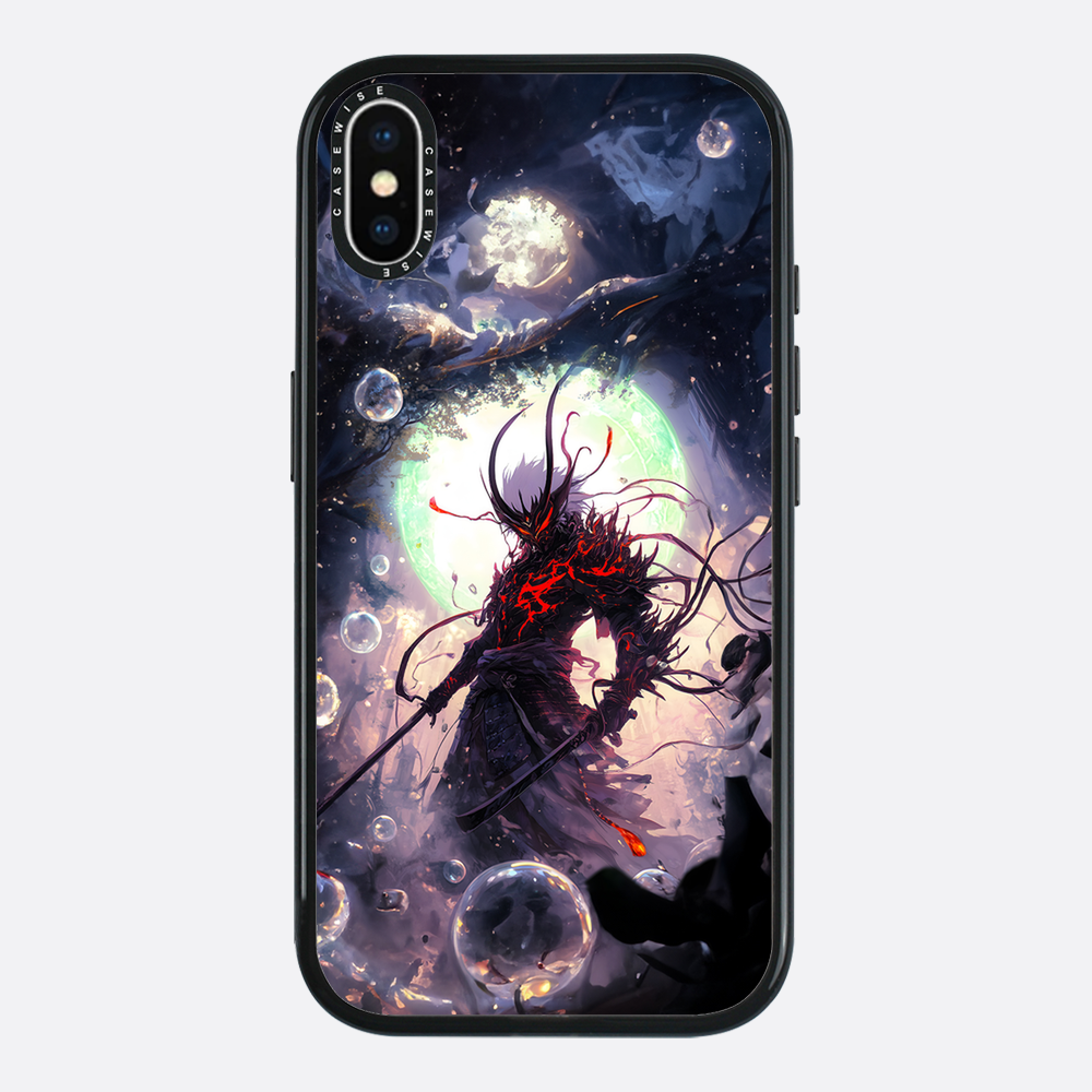 Mystisches Samurai in einem Sternennebel - Hülle