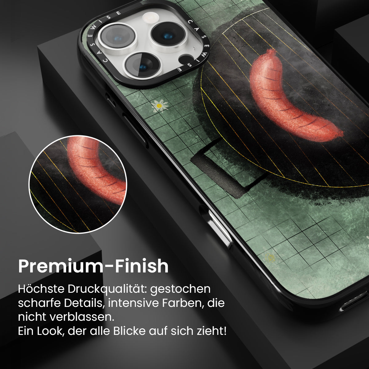 Gegrillte Wurst - Hülle