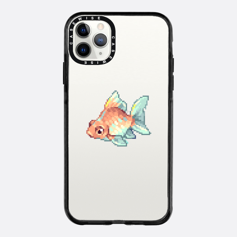 Goldener Pixelfisch - Hülle
